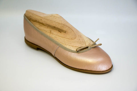 Blush rose gold Ballet flat